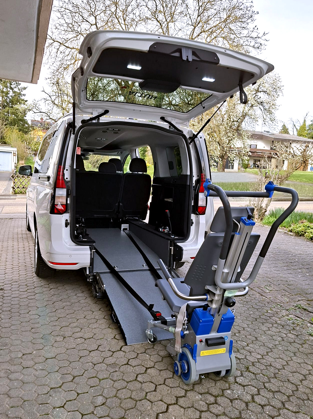 Treppensteiger im Einsatz